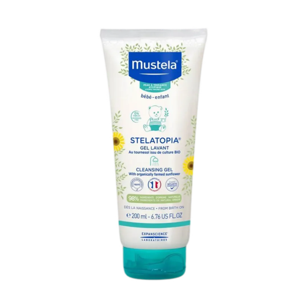mustela stelatopia gel lavant 200ml