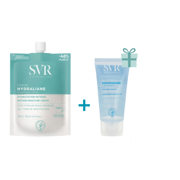 Pack SVR Hydraliane Crème 50ml + Gelée Moussante 55ml offerte