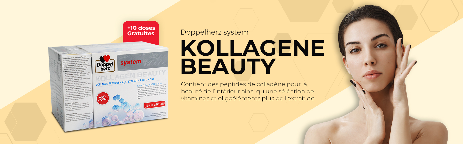 Complément beauté Doppelherz System Kollagen Beauty - Tunisie