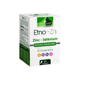 Etno-Zn Zinc et Sélénium 30 Gélules en Tunisie