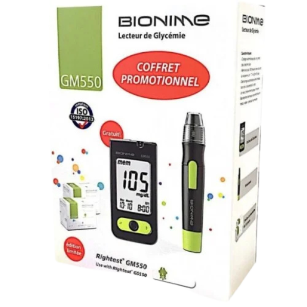 Bionime Coffret Glycémie 2x50 Bandelettes - Tunisie