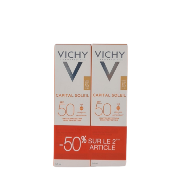 Vichy Écran Solaire Teinté 3 en 1 Anti-Taches SPF50+ Tunisie