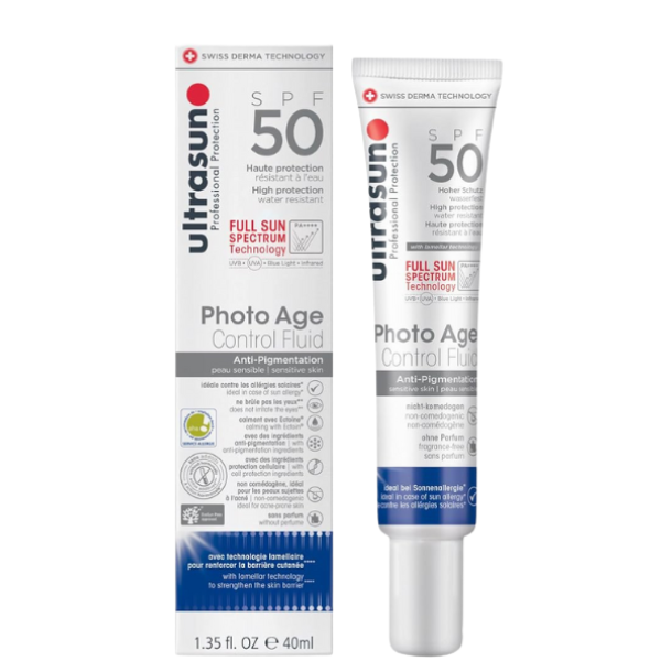 ULTRASUN Écran Photo Age Control SPF50+ Fluide anti-pigmentation - Tunisie