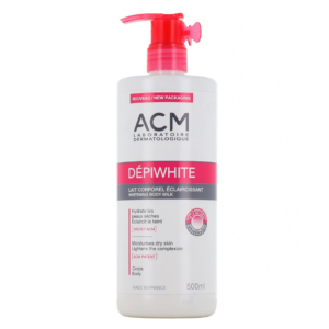 acm depiwhite lait corps eclaircissant hydratant 500ml